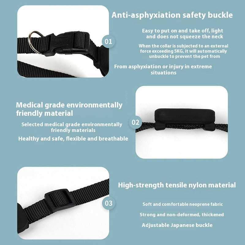 Anti-Lost Pet Tracker Collar for Worry-Free Walks